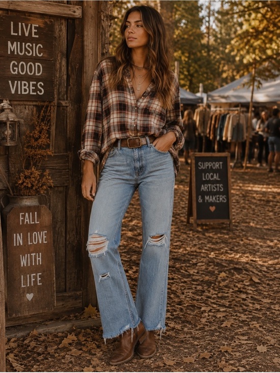 Vervet Denim - Vervet Crystal 90s Vintage Raw Hem Distressed Straight Leg Jeans 100% Cotton 30